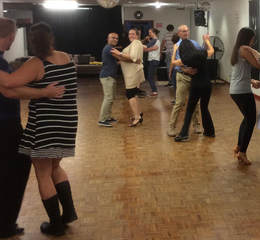 Group dance lesson in Elsternwick